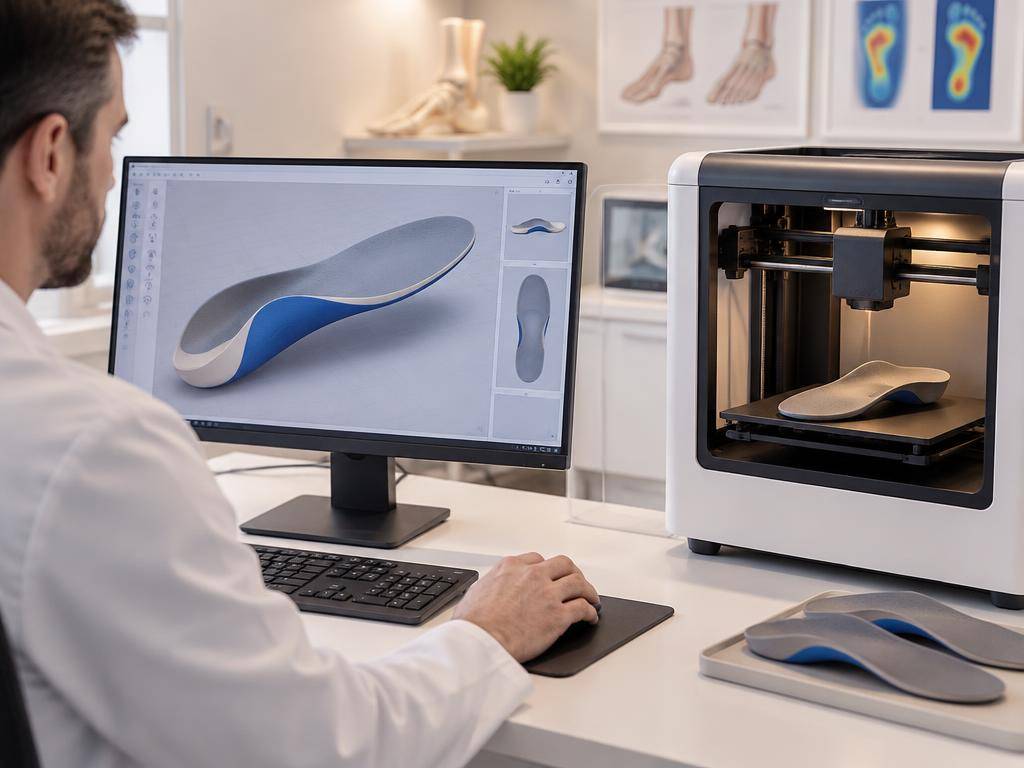 Diseño digital CAD e impresión 3D de una plantilla podológica personalizada
